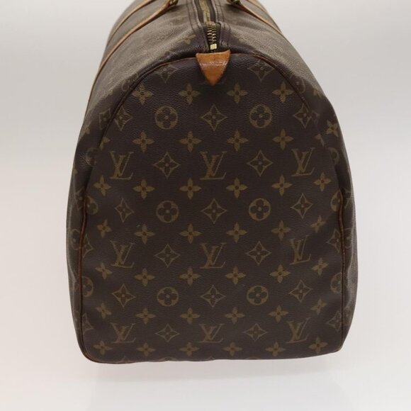 LOUIS VUITTON Monogram Keepall 55 Boston Bag M41424 LV Auth 131773 - Picture 5 of 16
